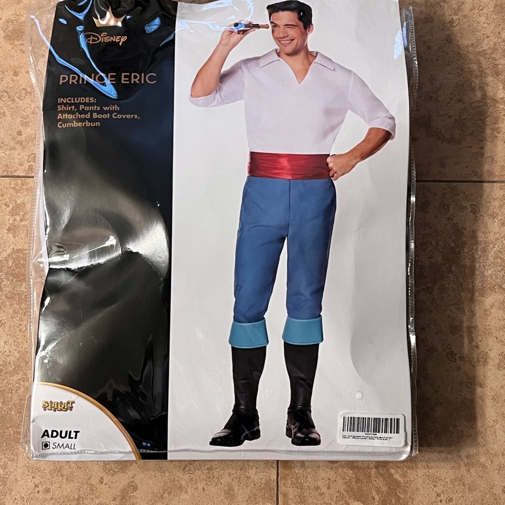Disney Prince Eric Ensemble with Red and White Accents